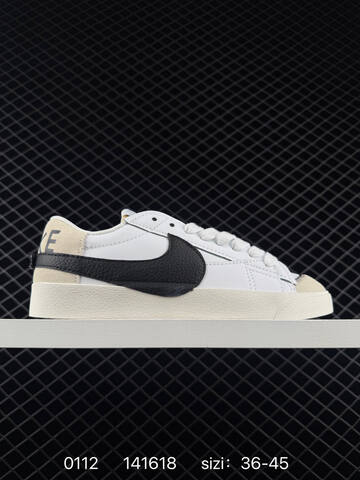 Nike Blazer Low 77 Jumbo DQ1470-141 White Light Blue EU 36-45 Casual - Unisex (BS-73187)
