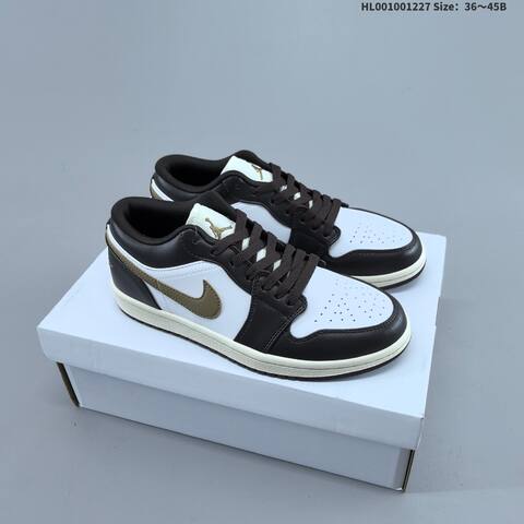 Jordan Air Jordan 1 Low Shadow Brown White Black EU 36-45 Casual - Unisex (BS-67243)