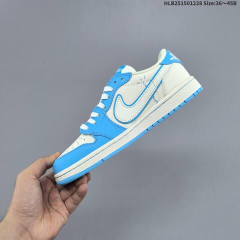 Nike Air Jordan 1 White Gray Red EU 36-45 Casual - Unisex (BS-67224)