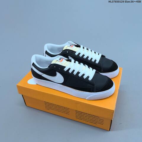 Nike Blazer Low 77 White Black Sail EU 36-45 Skate Shoe - Unisex BS-61679