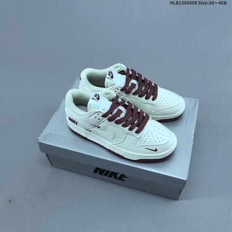 Nike SB Dunk Low Light Pink Dark Pink EU 36-46 Skate Shoe - Unisex BS-59965