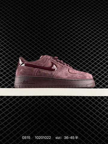 Nike Air Force 1 07 Black Yellow Burgundy Red EU 36-45 Skate - Unisex (BS-71435)