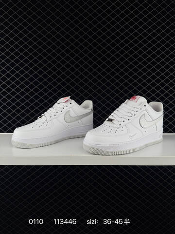 Nike Air Force 1 07 Low White Silver EU 36-45 Lifestyle - Unisex (BS-73213)