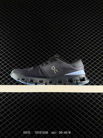 On Cloud X 4 Dark Grey Black Light Blue EU 36-45 Running Shoe Running Sneakers - Unisex (BS-85280)