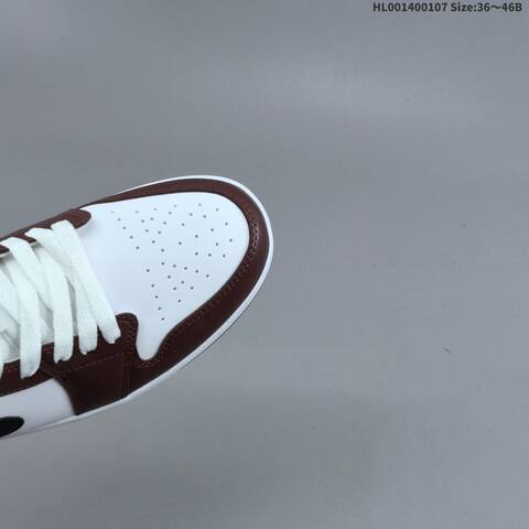 Jordan Air Jordan 1 Low White Brown Black EU 36-46 Basketball - Unisex (BS-67072)