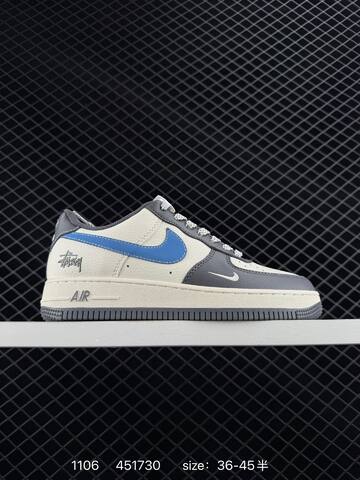 Nike Air Force 1 07 Low Various Colorways With BAPE Louis Vuitton-style Prints Gray Cream Blue Gray Brown Cream Black White 36-45 5 Lifestyle - Unisex BS-74337