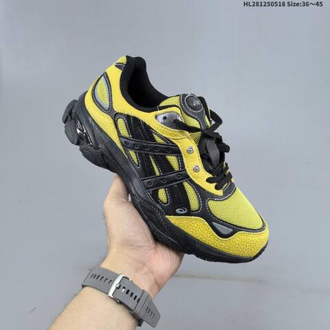 ASICS Gel-NYC 2 0 Yellow Black Brown Grey EU 36-45 Running Shoe Running Sneakers - Unisex (BS-68823)