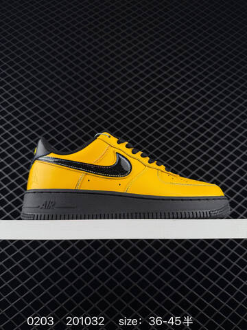 Nike Air Force 1 07 Low GX Yellow Black EU 36-45 Lifestyle - Unisex (BS-72838)