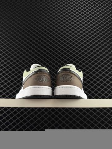 Jordan Air Jordan 1 Low White Blue Black Brown Light Green EU 36-45 Sneaker - Unisex BS-81215