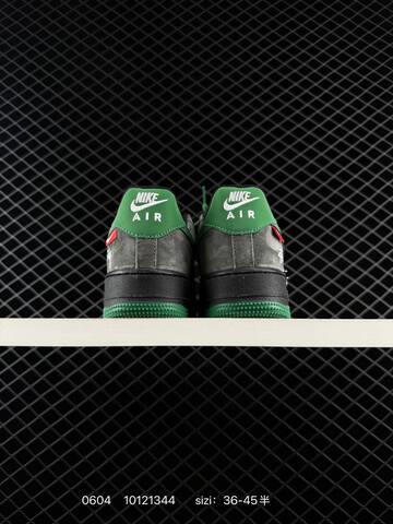 Nike Air Force 1 Low Black Grey Green White EU 36-45 Skate - Unisex (BS-70987)
