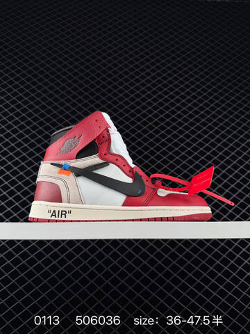 Jordan Air Jordan 1 Retro High OG Off White UNC Chicago Red White Black Cream EU 36-47 5 Basketball Shoe - Unisex (BS-79840)