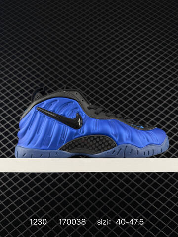 Nike Air Foamposite One Royal Blue Black EU 40-47 5 Basketball - Men's (BS-73385)