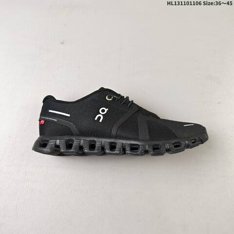 On Running Cloud 5 All Black EU 36-45 Running Shoe Running Sneakers - Unisex (BS-69826)