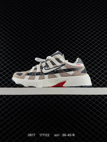 Nike P-6000 Khaki White Navy Red Grey EU 36-45 Running Shoe - Unisex (BS-70728)