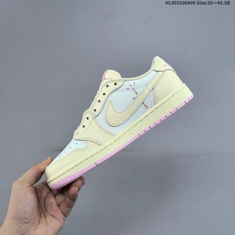 Travis Scott x Air Jordan 1 Low AIR JORDAN 1 Aj1 Lifestyle (BS-66278)