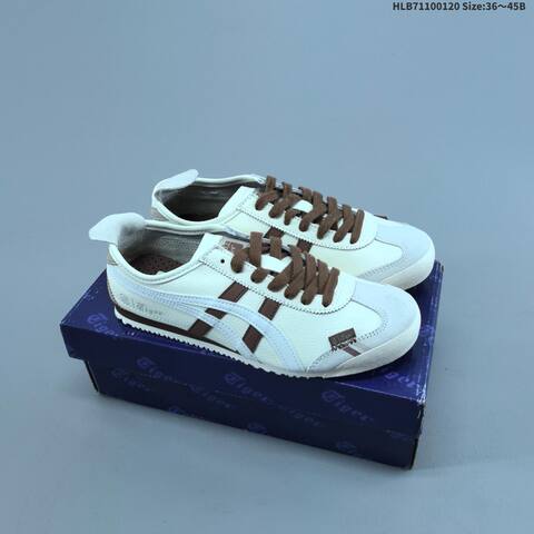 Onitsuka Tiger MEXICO 66 Cream White Black Beige EU 36-45 Sneaker Casual Sneakers - Unisex (BS-69056)