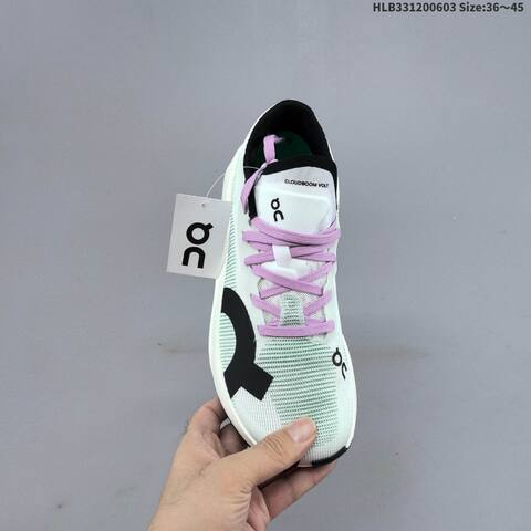 On Cloudboom Volt White Mint Green Purple Black EU 36-45 Running Shoe Running Sneakers - Unisex (BS-69503)