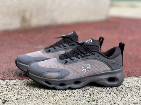 LOEWE x On Cloudsolo 3MF30664602 Grey Black US 8 5 EU 42 UK 8 JP 26 5 Running Shoe Running Sneakers - Men's (BS-86761)