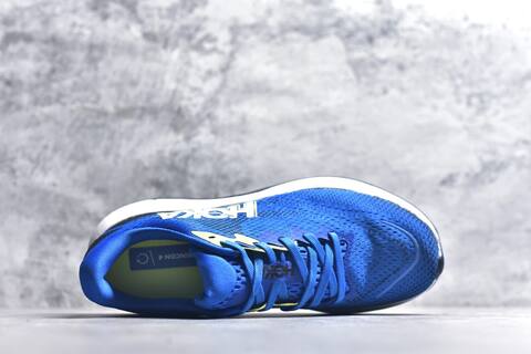 HOKA Rincon 4 Blue White Neon Yellow Black Running Shoe Running Sneakers