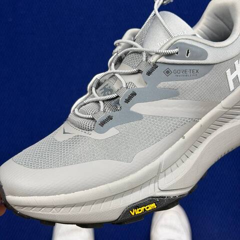HOKA ONE ONE Transport GTX Off White Light Blue Grey Olive Black Running Shoe Running Sneakers (BS-86833)