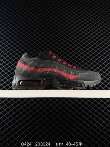 Nike Air Max 95 Black Team Red EU 40-45 Lifestyle - Men's (BS-71892)