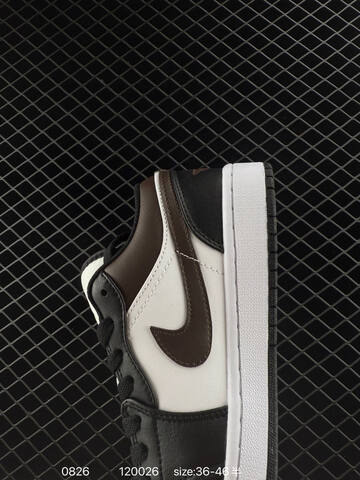 Jordan Air Jordan 1 Low White Black Brown EU 36-46 Sneaker - Unisex BS-80833