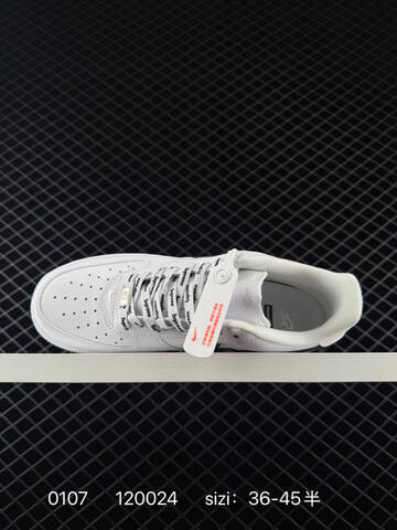 Nike Air Force 1 07 White Black EU 36-45 5 Lifestyle - Unisex (BS-73265)