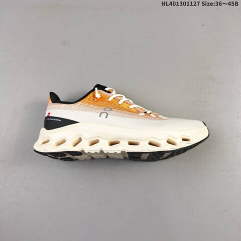 On Running Cloudtilt Off White Orange Black EU 36-45 Running Shoe Running Sneakers - Unisex (BS-69763)