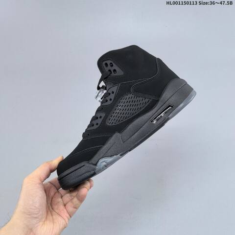 Jordan Air Jordan 5 Retro Black Cat Black EU 36-47 5 Basketball - Unisex (BS-66991)