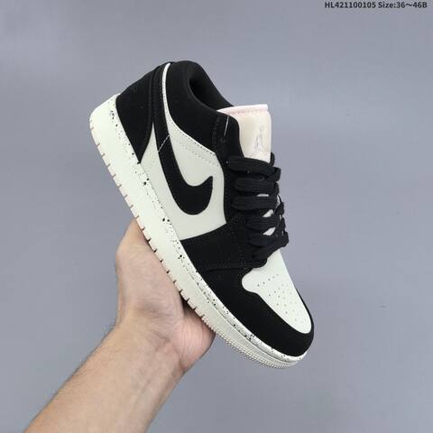 Nike Air Jordan 1 Low Black White 36-46 Casual - Unisex (BS-67088)
