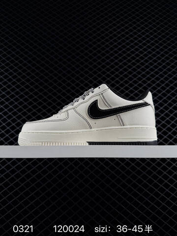 Nike Air Force 1 07 White Black EU 36-45 Lifestyle - Unisex (BS-72543)