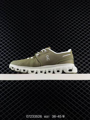 On Cloud 5 Olive Green White EU 36-45 Running Shoe Running Sneakers - Unisex (BS-84997)