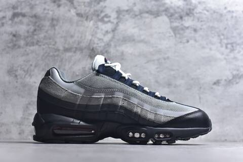 Nike Air Max 95 Grey Black Navy Red White Sneaker (BS-59636)