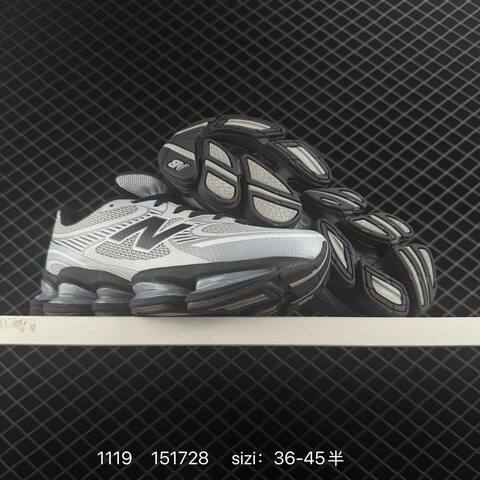New Balance 2006 Grey Black White EU 36-45 Running Shoe - Unisex (BS-82578)
