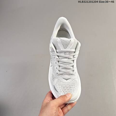 HOKA ONE ONE Bondi 9 White Blue Purple EU 36-46 Running Shoe Running Sneakers - Unisex (BS-69437)