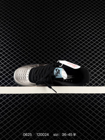 Nike Air Force 1 07 LV8 Metallic Silver Black Light Blue EU 36-45 Sneaker - Unisex BS-70603