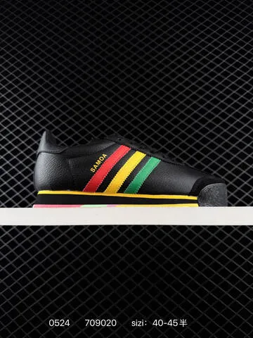 Adidas Samoa Black Yellow Red Green White EU 40-45 Lifestyle - Men s BS-71232