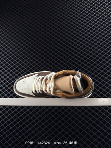 Jordan Air Jordan 1 Low Brown White Tan Sail Gum EU 36-46 Sneaker - Unisex BS-80712