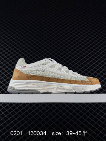 Nike P-6000 Sail White Tan Gum Red EU 39-45 Running - Unisex (BS-72865)