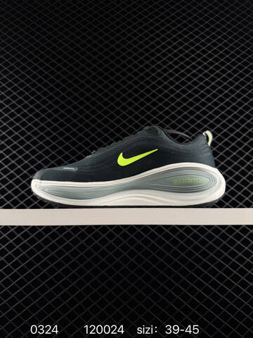 Nike Vomero Plus ReactX Air Zoom Dark Grey Neon Yellow White Grey EU 39-45 Running - Unisex (BS-72488)