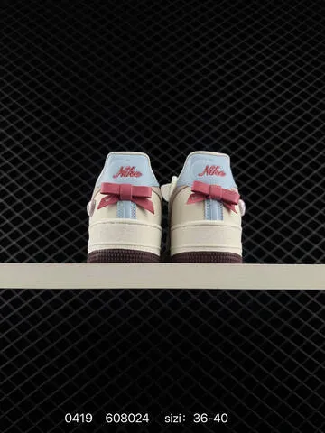 Nike Air Force 1 07 Low Sail Light Pink Light Blue Burgundy EU 36-40 Lifestyle - Unisex BS-72001