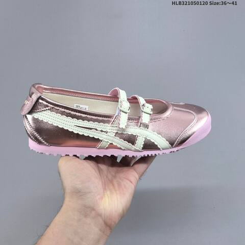 Onitsuka Tiger MEXICO TGRS 3 Metallic Red White EU 36-41 Sneaker Casual Sneakers - Unisex (BS-69052)