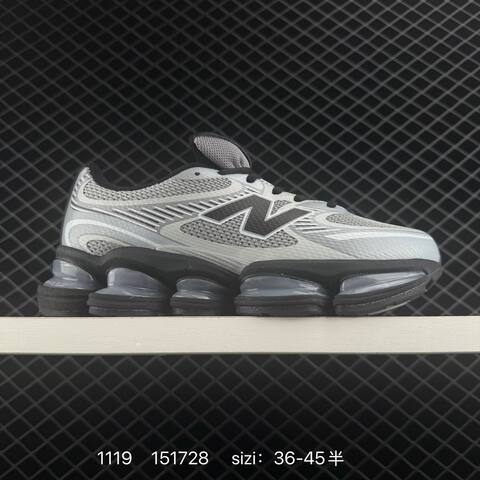 New Balance 2006 Grey Black White EU 36-45 Running Shoe - Unisex (BS-82578)