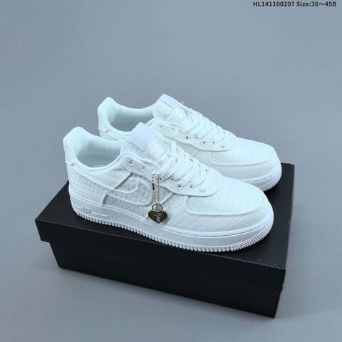Nike Air Force 1 Low Light Pink White Silver EU 36 45 Sneaker EU 36-45 - Unisex BS-61504