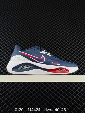 Nike Zoom Winflo Light Blue White Navy Orange EU 40-45 Running - Men's (BS-72897)