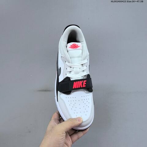 Jordan Legacy 312 Low White Black Grey With Infrared Pink EU 36-47 5 Lifestyle - Unisex (BS-66079)