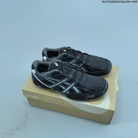 ASICS HYPERSYNC Black Silver Grey EU 36-45 Running Shoe Running Sneakers - Unisex (BS-68815)