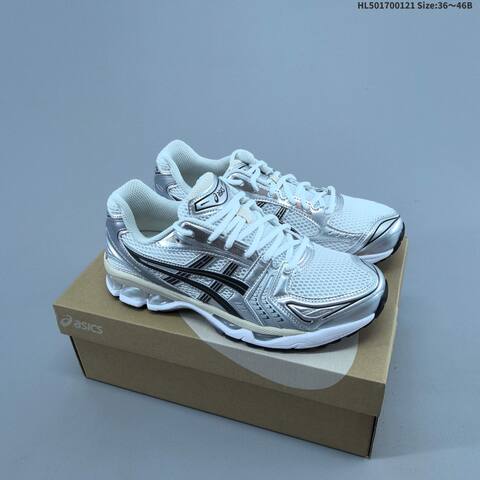 ASICS GEL-Kayano 14 Black Silver EU 36-46 Running Shoe Running Sneakers - Unisex (BS-69049)