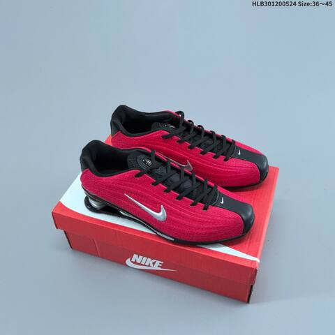 Nike Shox Z IQ7574-671 Black Red Silver White EU 36-45 Running Shoe - Unisex (BS-60144)