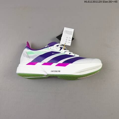 Adidas Adizero Adios Pro 4 White Purple Mint Magenta EU 36-45 Running Shoe Unisex BS-65401